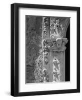 Stuccowork on the Doorway of San Jose Mission Church-GE Kidder Smith-Framed Premium Photographic Print