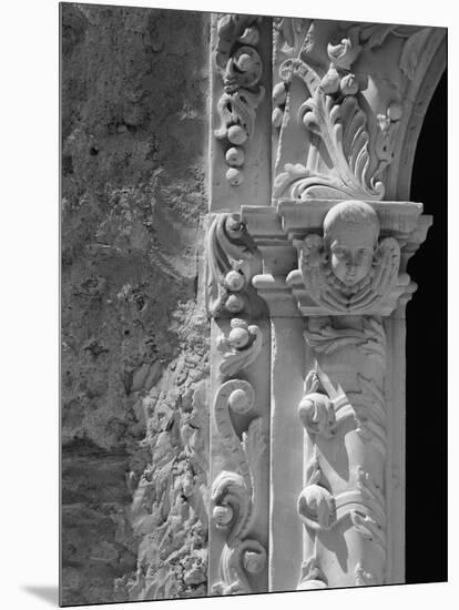 Stuccowork on the Doorway of San Jose Mission Church-GE Kidder Smith-Mounted Photographic Print