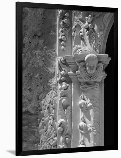 Stuccowork on the Doorway of San Jose Mission Church-GE Kidder Smith-Framed Photographic Print