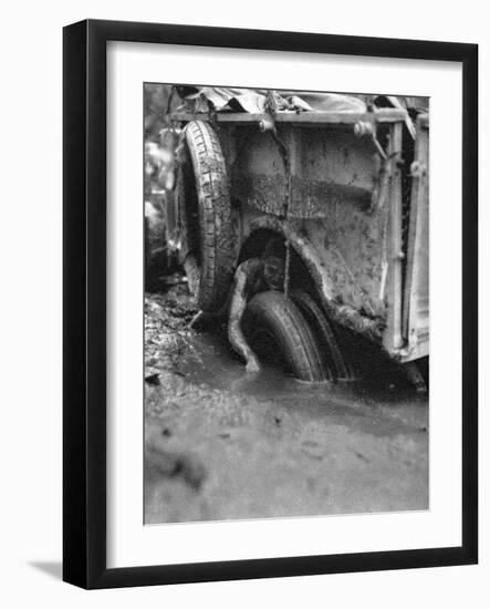 Stuck in a Bog, Bulawayo to Dett, Southern Rhodesia, C1924-C1925-Thomas A Glover-Framed Giclee Print