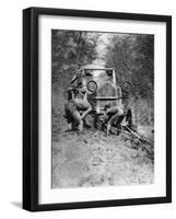 Stuck in the Mud, Bulawayo to Dett, Southern Rhodesia, C1924-C1925-Thomas A Glover-Framed Giclee Print