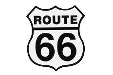 Highway Road Sign Route 66-StuckPixel-Laminated Art Print