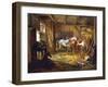 Stud, by Adam Albrecht (1786-1862), Germany, 19th Century-Albrecht Adam-Framed Giclee Print