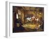 Stud, by Adam Albrecht (1786-1862), Germany, 19th Century-Albrecht Adam-Framed Giclee Print