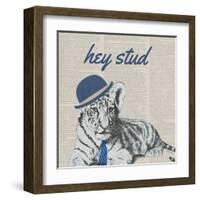 Stud Tiger-Vivien Rhyan-Framed Art Print