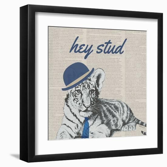 Stud Tiger-Vivien Rhyan-Framed Art Print