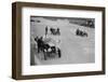 Studebaker and two OMs at the JCC Double Twelve Race, Brooklands, Surrey, 1929-Bill Brunell-Framed Photographic Print