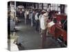 Studebaker Assembly Line in South Bend Indiana-Bernard Hoffman-Stretched Canvas