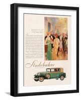 Studebaker, Magazine Advertisement, USA, 1929-null-Framed Giclee Print