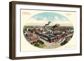 Studebaker Works, South Bend-null-Framed Art Print