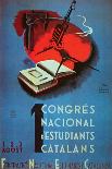 1st National Congress of Catalan Students-Student Federation of Catalonia-Mounted Art Print