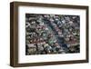 Student Flats, Castle Street, North Dunedin, Otago, South Island, New Zealand, aerial-David Wall-Framed Photographic Print