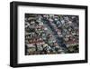 Student Flats, Castle Street, North Dunedin, Otago, South Island, New Zealand, aerial-David Wall-Framed Photographic Print