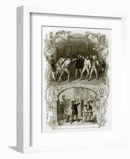 Student Life in Germany-English-Framed Giclee Print