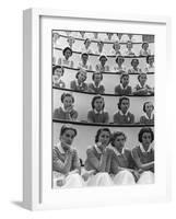 Student Nurses at Roosevelt Hospital-Alfred Eisenstaedt-Framed Photographic Print