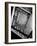 Student Nurses Lining the Railings of Stairwell at Roosevelt Hospital-Alfred Eisenstaedt-Framed Photographic Print