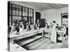 Student Teacher in a Cookery Lesson, Battersea Polytechnic, London, 1907-null-Stretched Canvas