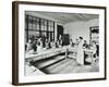 Student Teacher in a Cookery Lesson, Battersea Polytechnic, London, 1907-null-Framed Photographic Print