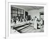 Student Teacher in a Cookery Lesson, Battersea Polytechnic, London, 1907-null-Framed Photographic Print