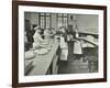 Student Waiters, Westminster Technical Institute, London, 1914-null-Framed Photographic Print