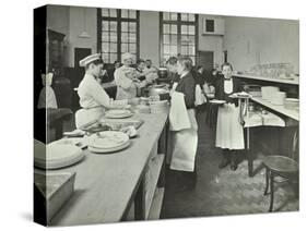 Student Waiters, Westminster Technical Institute, London, 1914-null-Stretched Canvas