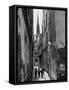 Students Abroad Touring in the 4th Arrondissement-Yale Joel-Framed Stretched Canvas