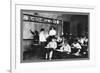 Students and Teacher in Public School Classroom-null-Framed Premium Giclee Print