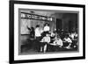 Students and Teacher in Public School Classroom-null-Framed Premium Giclee Print