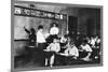 Students and Teacher in Public School Classroom-null-Mounted Premium Giclee Print