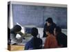 Students at a Computer Demonstration in a Class at a Rural School, China-Doug Traverso-Stretched Canvas