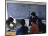 Students at a Computer Demonstration in a Class at a Rural School, China-Doug Traverso-Mounted Photographic Print