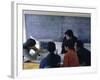 Students at a Computer Demonstration in a Class at a Rural School, China-Doug Traverso-Framed Photographic Print