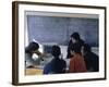 Students at a Computer Demonstration in a Class at a Rural School, China-Doug Traverso-Framed Photographic Print