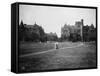 Students at University of Chicago Campus-null-Framed Stretched Canvas