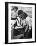 Students Baking a Pie at Saddle Rock School-Allan Grant-Framed Premium Photographic Print