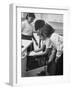 Students Baking a Pie at Saddle Rock School-Allan Grant-Framed Premium Photographic Print