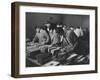 Students Buying Books at a Sale at Harvard University-Dmitri Kessel-Framed Photographic Print