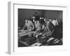 Students Buying Books at a Sale at Harvard University-Dmitri Kessel-Framed Photographic Print