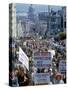 Students Carrying Antiwar Signs While Marching in Protest of US Involvement in the Vietnam War-Ralph Crane-Stretched Canvas