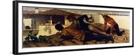 Students from Alciato, 1864-Federico Faruffini-Framed Giclee Print