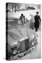 Students Getting in Car at Le Rosey School, Gstaad, Switzwerland, 1965-Carlo Bavagnoli-Stretched Canvas