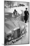 Students Getting in Car at Le Rosey School, Gstaad, Switzwerland, 1965-Carlo Bavagnoli-Mounted Photographic Print