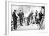 Students Getting in Car at Le Rosey School, Switzerland, 1965-Carlo Bavagnoli-Framed Photographic Print