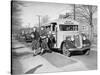 Students Getting off the School Bus-Philip Gendreau-Stretched Canvas