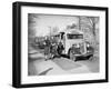 Students Getting off the School Bus-Philip Gendreau-Framed Premium Photographic Print