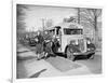 Students Getting off the School Bus-Philip Gendreau-Framed Photographic Print