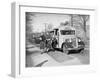 Students Getting off the School Bus-Philip Gendreau-Framed Photographic Print