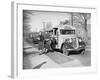 Students Getting off the School Bus-Philip Gendreau-Framed Photographic Print