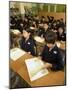 Students in Class, Elementary School, Tokyo, Honshu, Japan-Christian Kober-Mounted Photographic Print