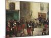 Students in the City, 1864-Ricardo Balaca-Mounted Giclee Print